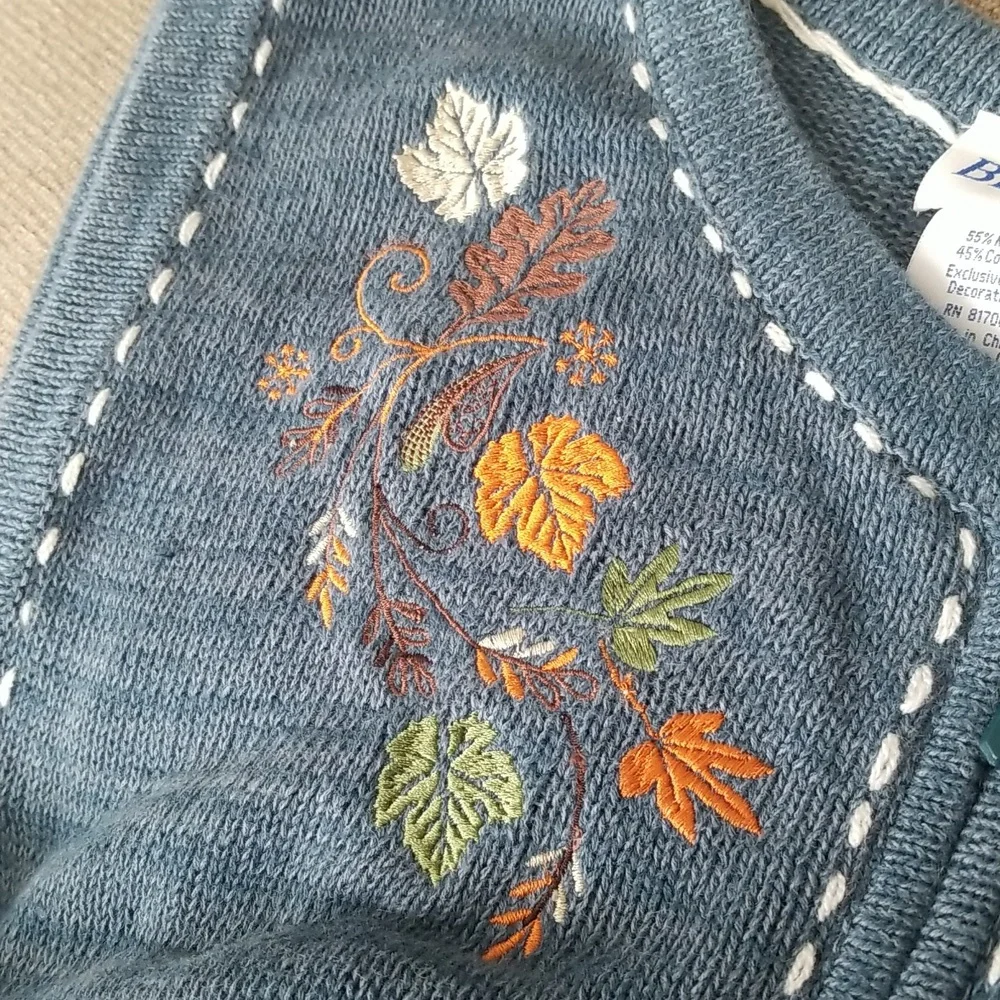 Blair Full Zip Fall Sweater Vest 2X